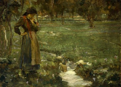 The Whispering Brook (olej na plátně) od Alessandro Milesi