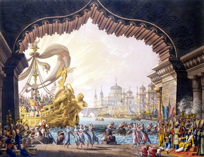 Křižák v Egyptě od Alessandro Sanquirico