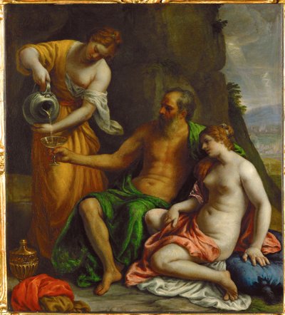 Lot a jeho dcery od Alessandro Turchi