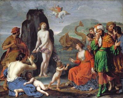 Perseus a Andromeda od Alessandro Turchi