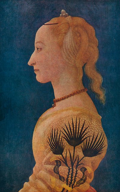 Portrét dámy, c1465 od Alesso Baldovinetti