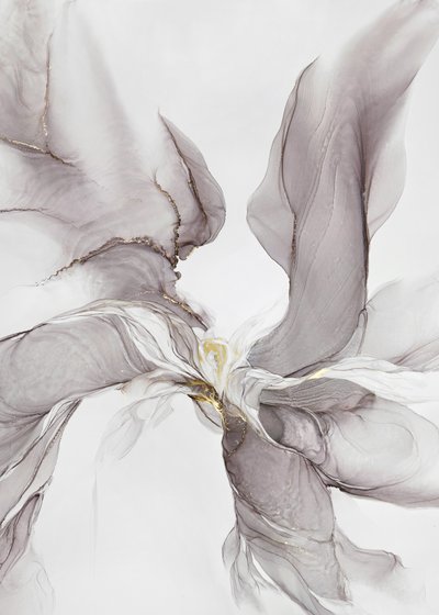 Éterický šedozlatý proud od Alevtina Shelest