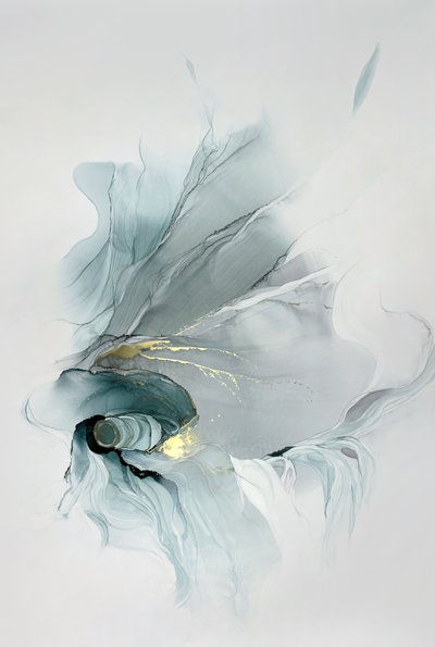 Zlatý modrozelený vír od Alevtina Shelest