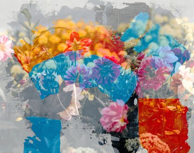 Rainbow, 2019, (kombinovaná média) od Alex Caminker