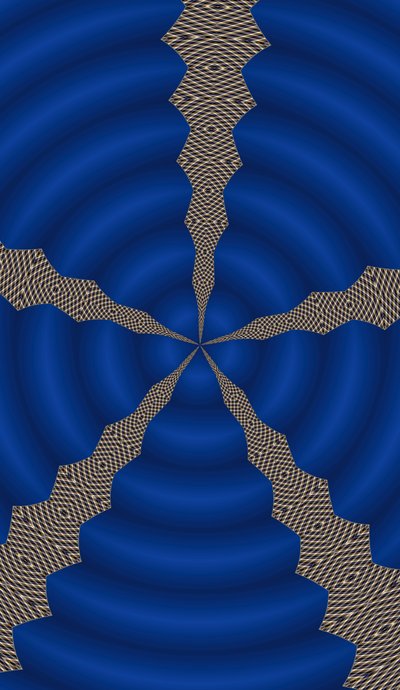 arabeska #21,2019, (gradient) od Alex Caminker