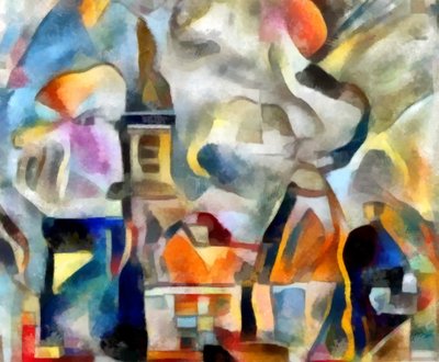 kostel,2017,(smíšená média) od Alex Caminker
