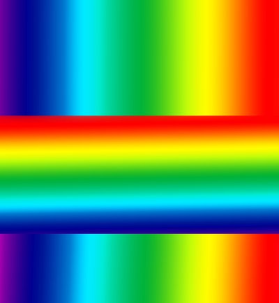 barevné pole #1,2019,(gradient) od Alex Caminker