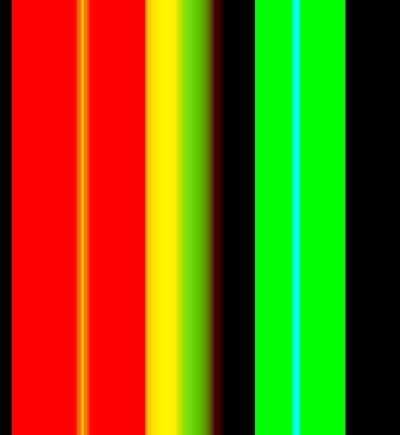 barevné pole #5,2019,(gradient) od Alex Caminker