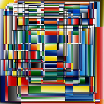 krvinky, 2019, (gradient) od Alex Caminker
