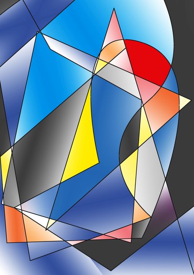 kytara, 2019, (gradient) od Alex Caminker