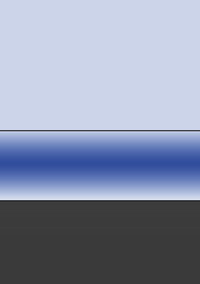 jezero, 2019, (gradient) od Alex Caminker