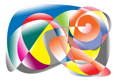 krajina, 2019, (gradient) od Alex Caminker