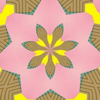 ornament #29,2019,(kombinovaná technika) od Alex Caminker
