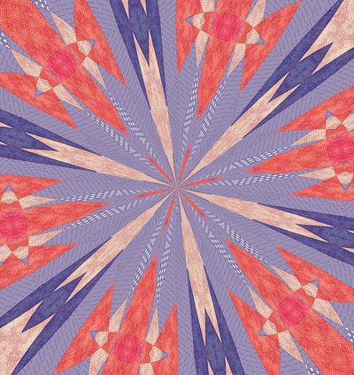 ornament #61,2019,(kombinovaná technika) od Alex Caminker
