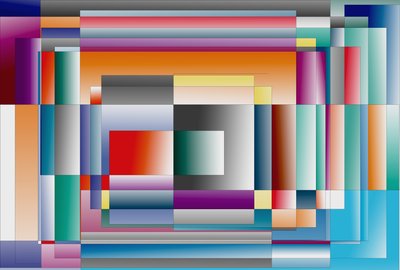 klavír, 2019, (gradient) od Alex Caminker