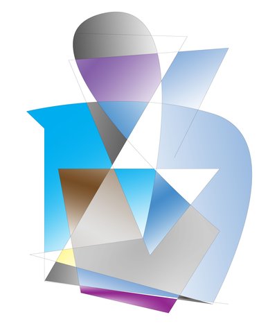 portrét, 2019, (gradient) od Alex Caminker