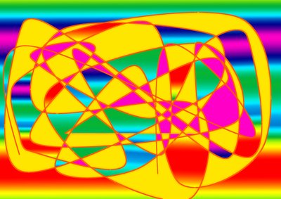 duha, 2018, (gradient) od Alex Caminker