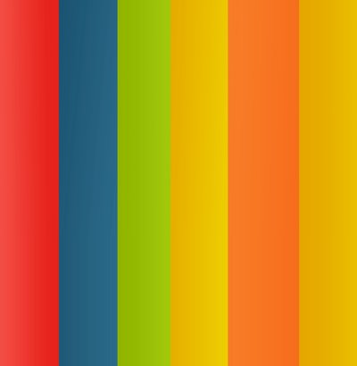 duhové pole, 2019, (gradient) od Alex Caminker