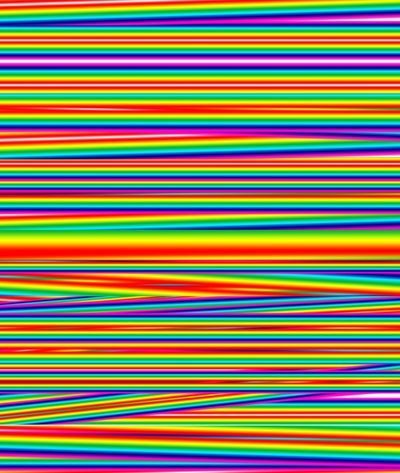 duhové magnetické pole.2017,(gradient) od Alex Caminker