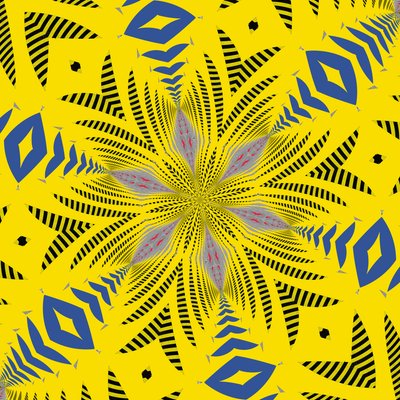 symetrie #10,2019,(kombinovaná média) od Alex Caminker