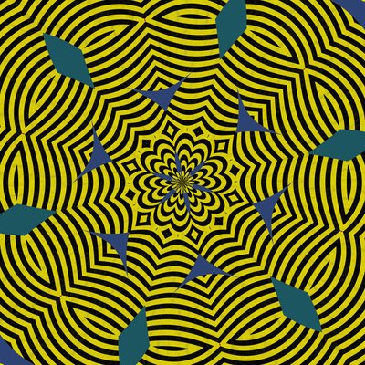 symetrie #13,2019,(kombinovaná média) od Alex Caminker