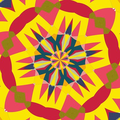 symetrie #15,2019,(kombinovaná média) od Alex Caminker