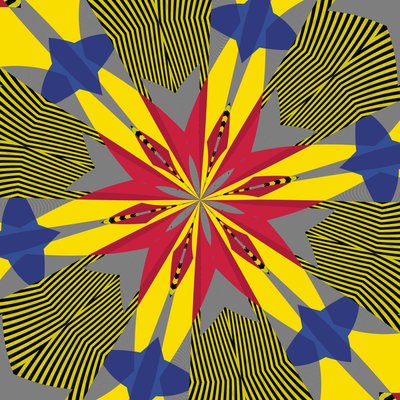 symetrie #30,2019,(kombinovaná média) od Alex Caminker