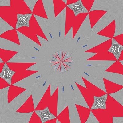 symetrie #43,2019,(kombinovaná média) od Alex Caminker