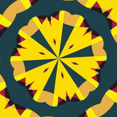 symetrie #53,2019,(kombinovaná média) od Alex Caminker