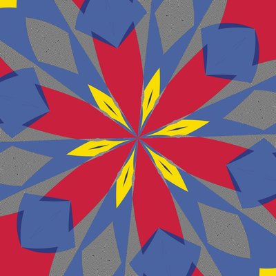 symetrie #54,2019,(kombinovaná média) od Alex Caminker