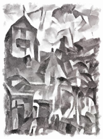 view (black) #6,2016, od Alex Caminker
