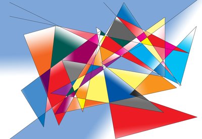 počasí a čas, 2017, (gradient) od Alex Caminker