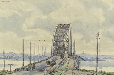 Most v Nijmegenu, Nizozemsko od Alex Colville