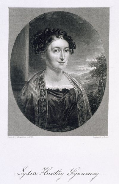 Lydia Huntley Sigourney (1791-1865), ryl Burt od Alexander