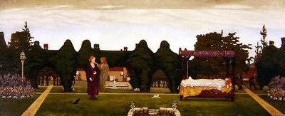 The Mystic Garden, kolem roku 1910 (oi na palubě) od Alexander Abdo