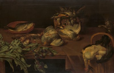 Zátiší s divokou drůbeží od Alexander Adriaenssen