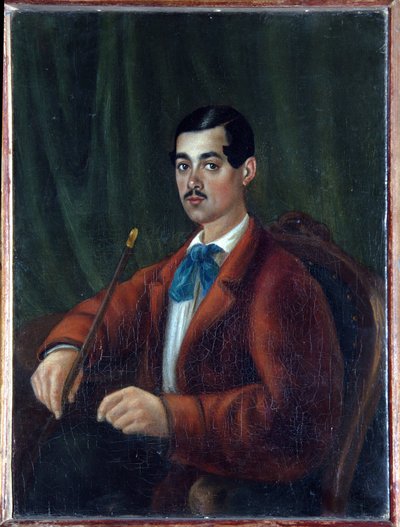 Autoportrét. Ruský spisovatel, romantický básník známý pod pseudonymem Marlinsky a člen děkabristického nebo děkabristického povstání v roce 1825, deportován na Kavkaz, Dílo Alexandra Alexandroviče Bestuževa (Bestužev) Marlinsky (179 od Alexander Alexandrovich Bestuzhev Marlinsky