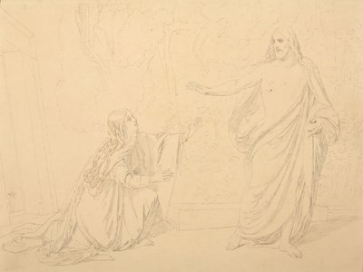Noli me tangere, 1835 od Alexander Andreyevich Ivanov