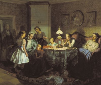 Babiččiny pohádky, 1866 od Alexander Andreyevich Krasnoselsky