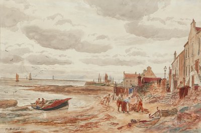 Odpoledne, Buckhaven (tužka a akvarel) od Alexander Ballingall
