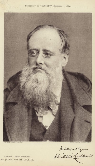 Portrét Wilkieho Collinse od Alexander Bassano