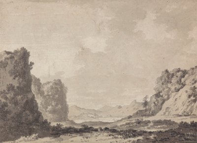 Údolí od Alexander Cozens