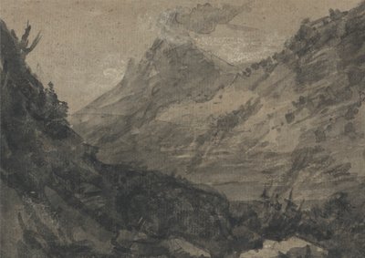 Horská krajina od Alexander Cozens