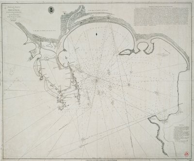 Mapa přístavu Point de Galle. V lednu a březnu roku 1800 vyměřil kapitán David Inverarity. Jemuž tuto desku věnoval jeho nejpovolanější A. Dalrymple. od Alexander Dalrymple