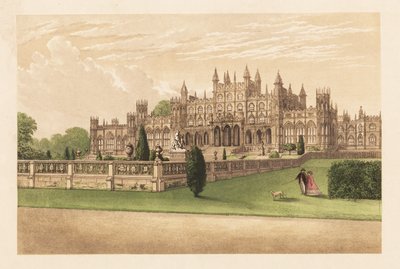 Eaton Hall, Cheshire, Anglie. od Alexander Francis (after) Lydon