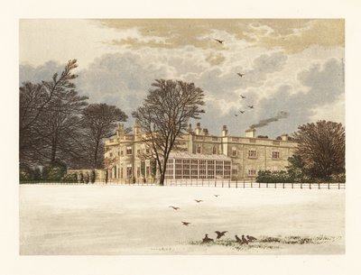 Ednaston Lodge, Derbyshire, Anglie. od Alexander Francis (after) Lydon
