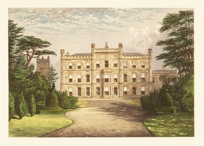 Elvaston Castle, Derbyshire, Anglie. od Alexander Francis (after) Lydon