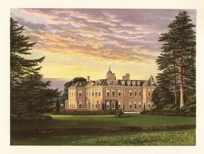 Hanbury Hall, Worcestershire, Anglie. od Alexander Francis (after) Lydon
