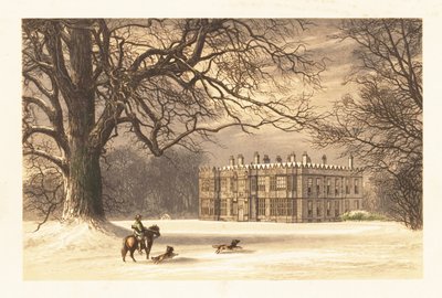 Howsham Hall, Yorkshire, Anglie. ,1880 (rytina) od Alexander Francis (after) Lydon