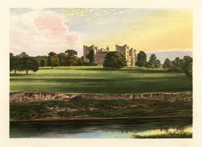 Hrad Lumley, Durham, Anglie. od Alexander Francis (after) Lydon